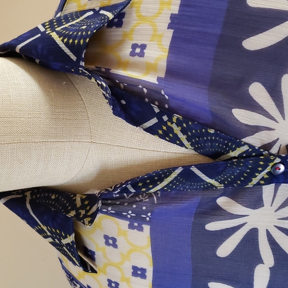 Desiqual Ladies Long Sleeve Sheer Blouse Medium - Picture 2 of 7